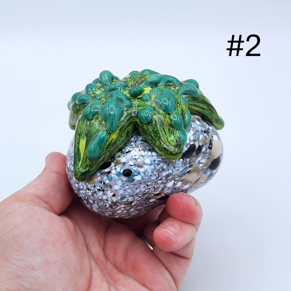 Hand Sculpted Glass Starfish on 'Rocks' by Tim “Lefty” Jaquet
