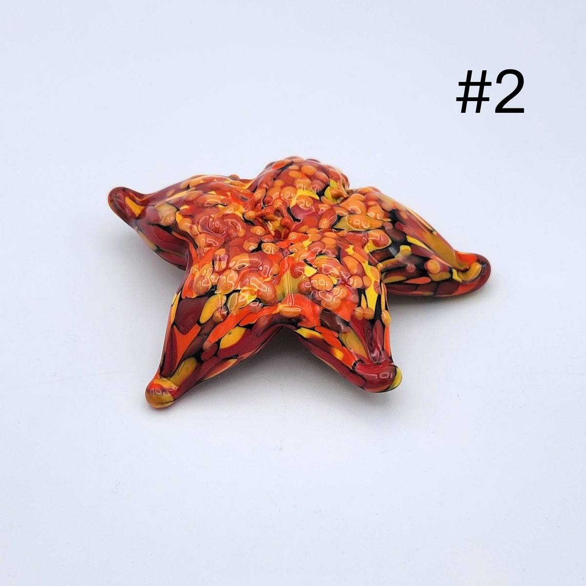 Hand Sculpted Glass Starfish by Tim “Lefty” Jaquet