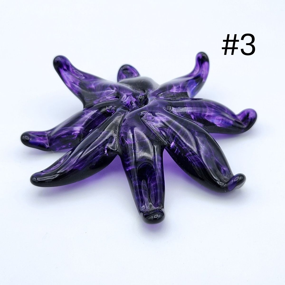 Hand Sculpted Glass Starfish by Tim “Lefty” Jaquet