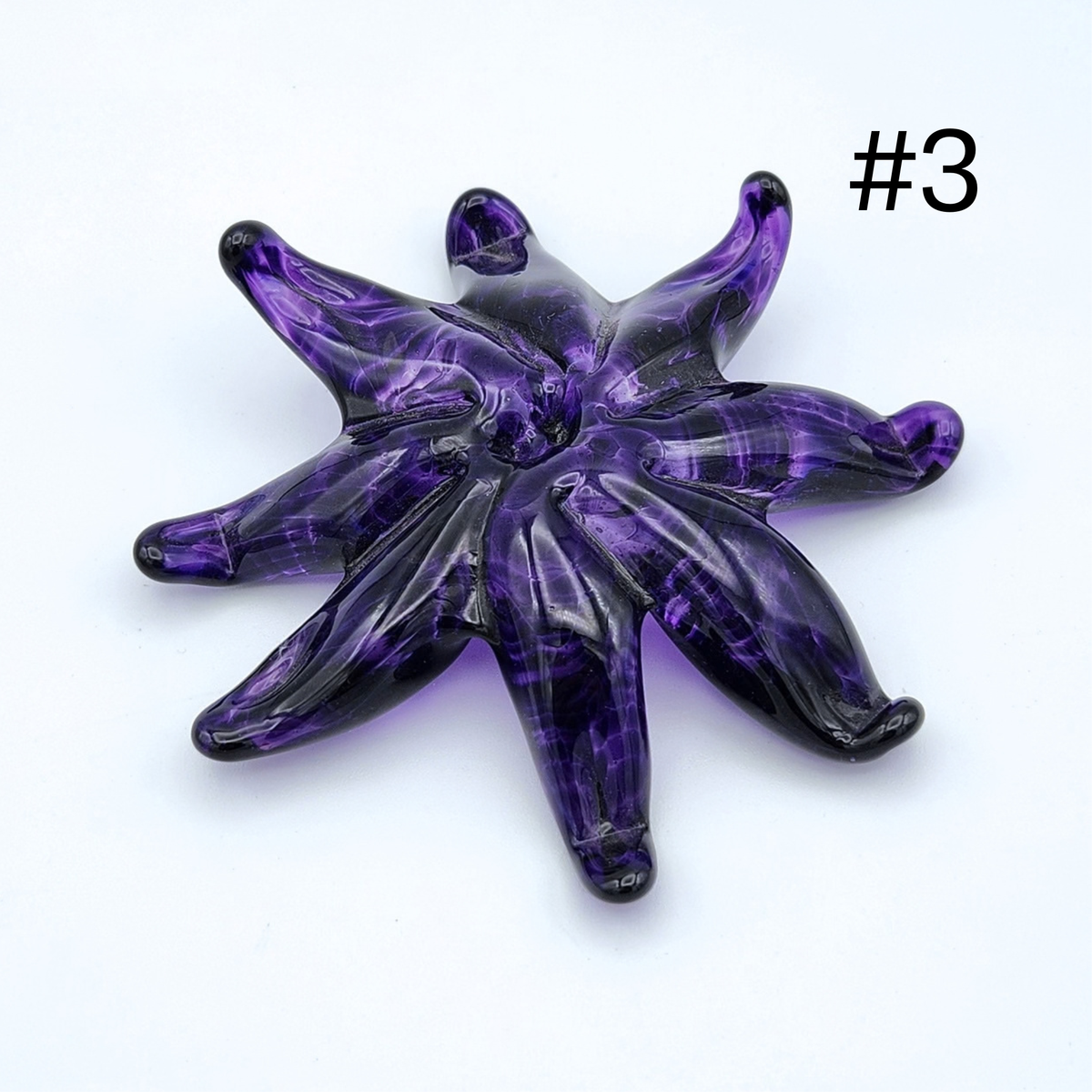 Hand Sculpted Glass Starfish by Tim “Lefty” Jaquet