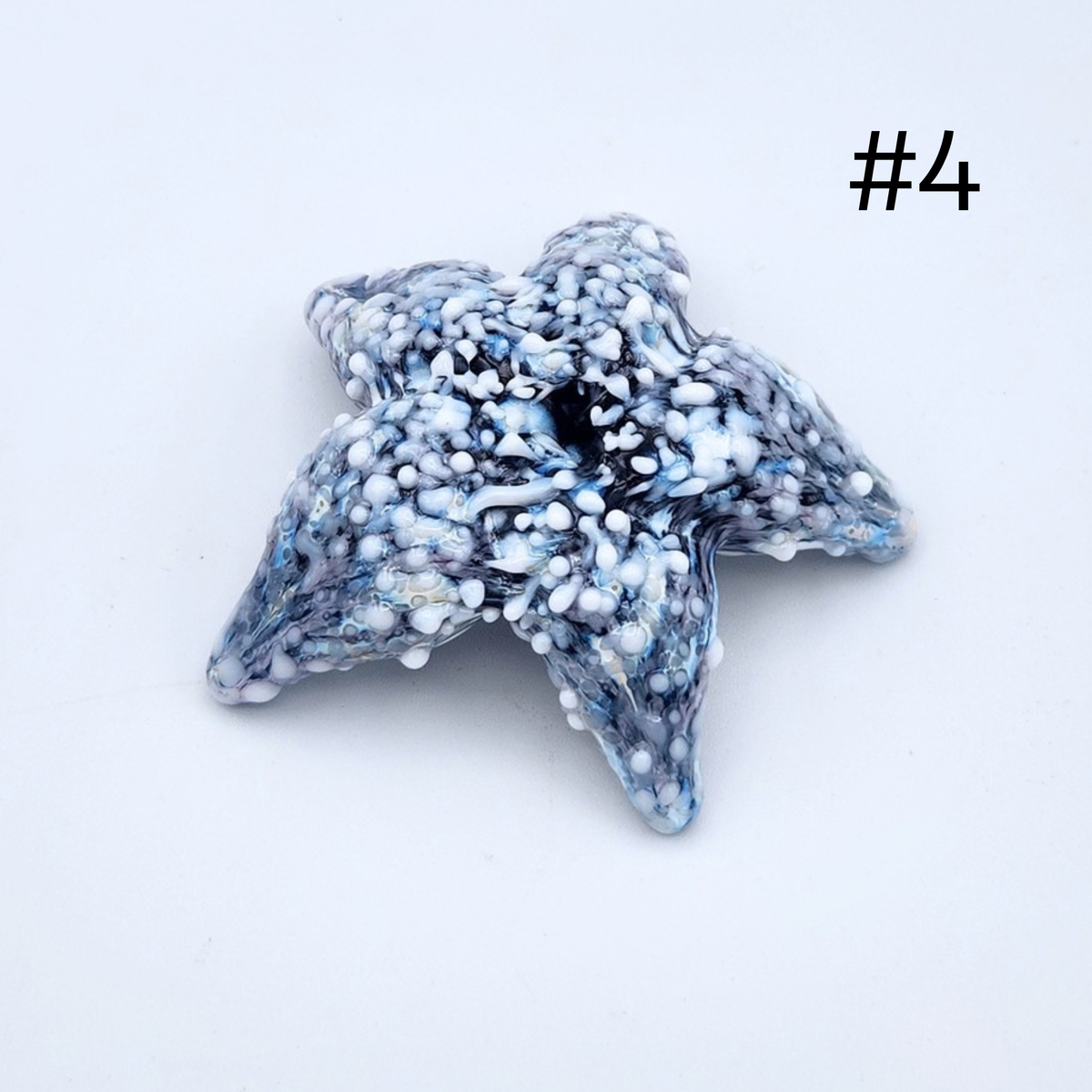 Hand Sculpted Glass Starfish by Tim “Lefty” Jaquet