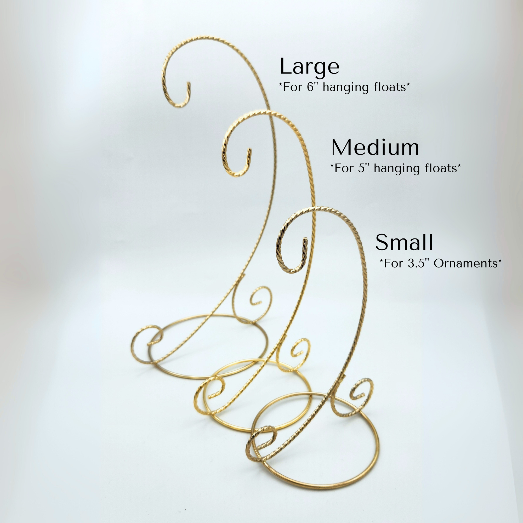 Gold Ornament Display Stand – Small, Medium & Large