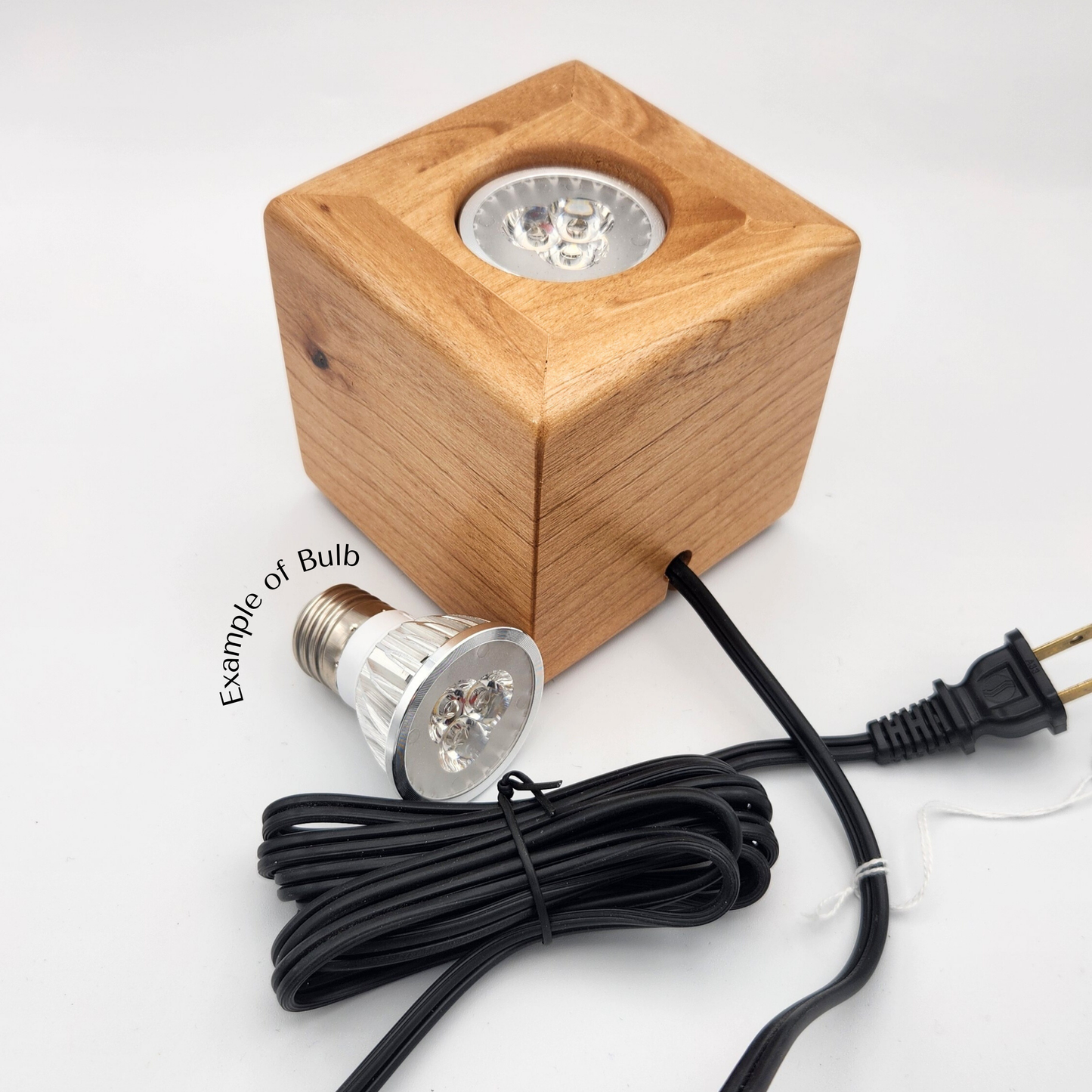 LED Lighted Art Display Base - Handmade Walnut, Maple or Alder Wood