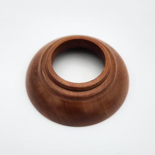 Handmade Wood Float Stand – Round Base Display for Glass Floats